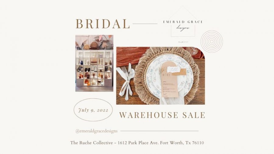 EMERALD GRACE DESIGNS Bridal Warehouse Sale