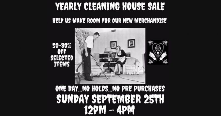 Tooth and Veil Oddities and Macabre Shop YEARLY CLEANING HOUSE SALE