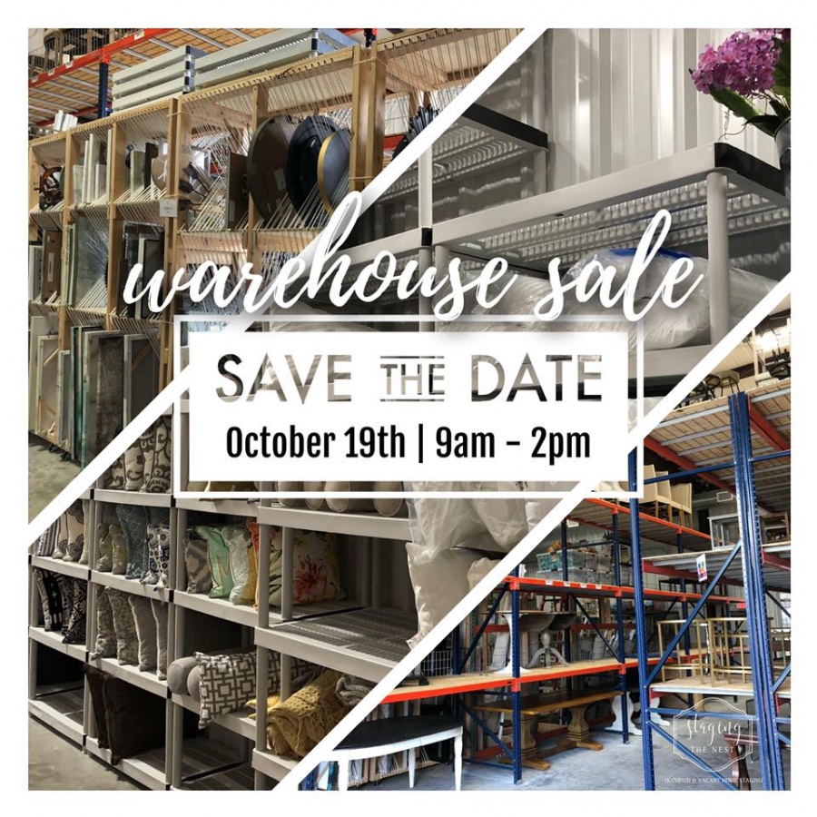 Staging The Nest 2019 Fall Warehouse Sale