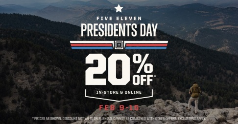 5.11 Tactical Presidents Day Sale - Fort Worth
