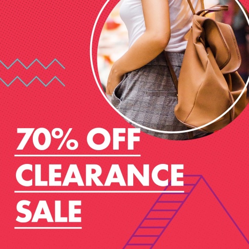 70% Off Clearance Sale!