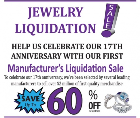 Ridglea Watch and Jewelry Manufacturer Liquidation Sale