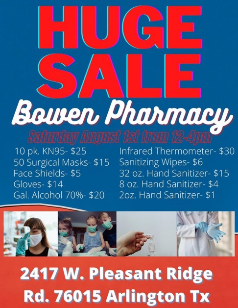 Bowen Pharmacy Flash Sale