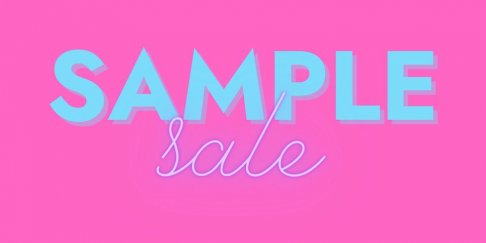 Terry Cost Sample Sale
