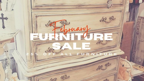 Strawberry Hill Upcycling Boutique February Furniture Sale