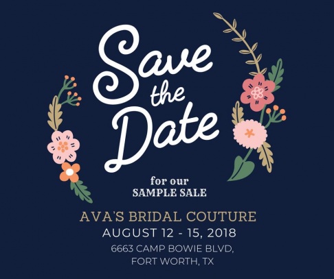 Ava's Bridal Couture Sample Sale