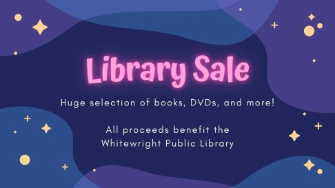 Whitewright Public Library Sale