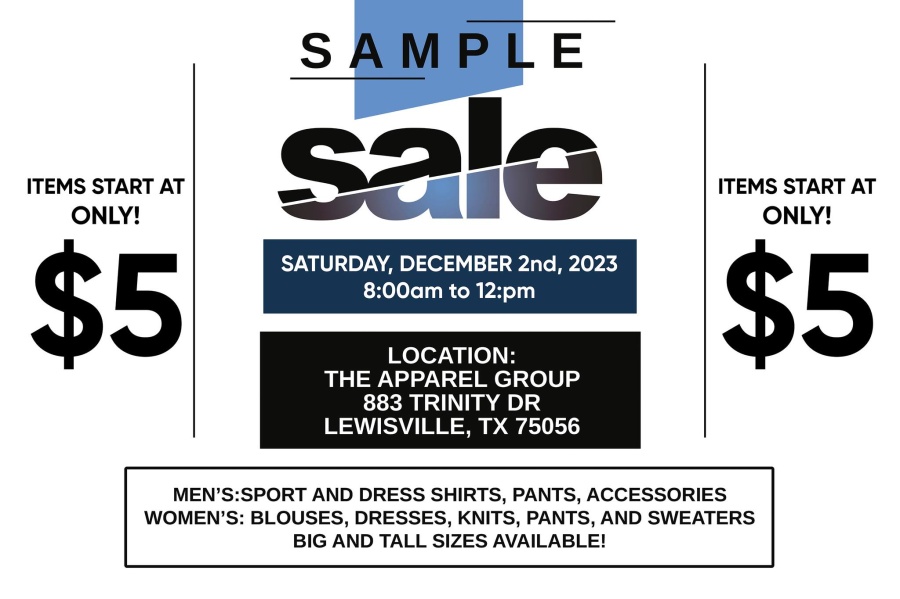 The Apparel Group Sample Sale