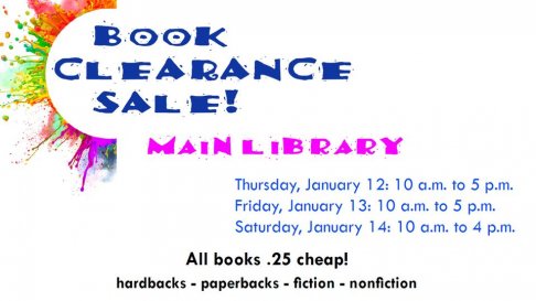 The Friends of the Library Book Clearance Sale