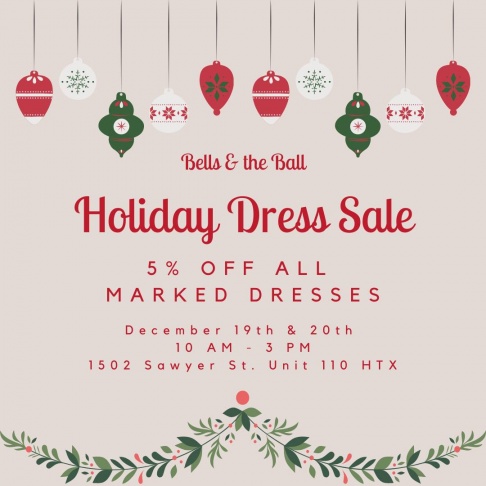  Bells & the Ball Holiday Dress Sale