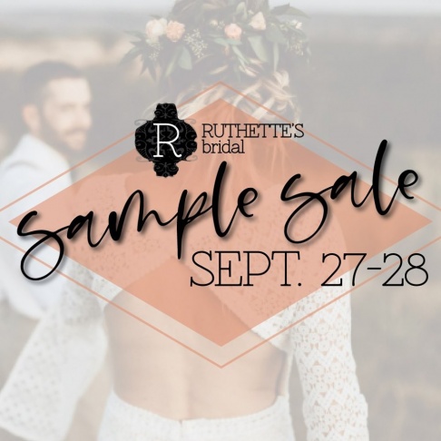 Ruthette's Bridal Fall Sample Sale