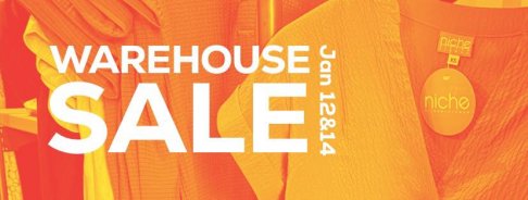 Niche Clothing Co Warehouse Sale
