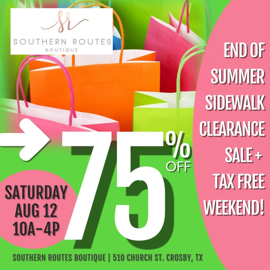 Southern Routes Boutique Sidewalk Clearance Sale