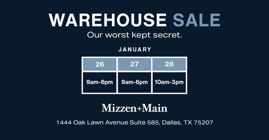 Mizzen+Main Warehouse Sale
