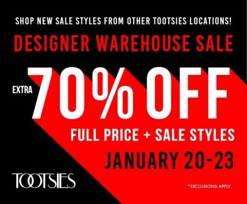 Tootsies Warehouse Sale
