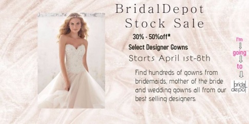 Bridal Depot Stock Sale