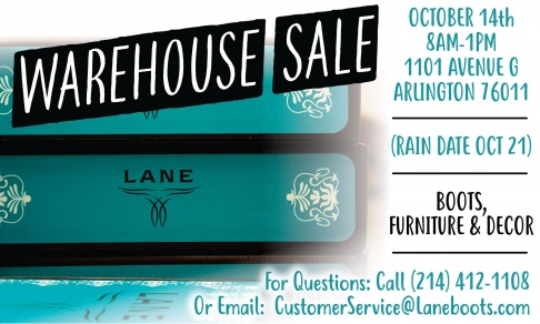 Lane Boots Warehouse Sale